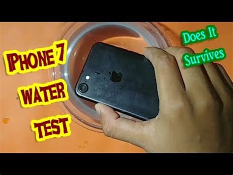 Is the iPhone 7 water proof?